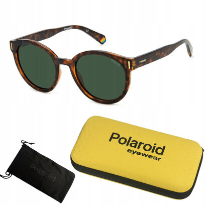 Okulary przeciwsłoneczne + etui Polaroid PLD 6185/S 52M9