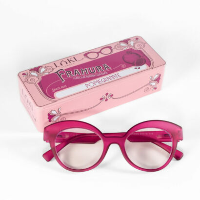 Korekcyjne okulary do czytania i komputera Blue Block ITALY Loki Framura Bordeaux +2.00