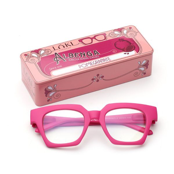 Korekcyjne Okulary do czytania Loki Albenga Bordeaux +2.50 - 2