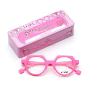 Korekcyjne Okulary do czytania Loki Arenzano Solid Pink +1.0