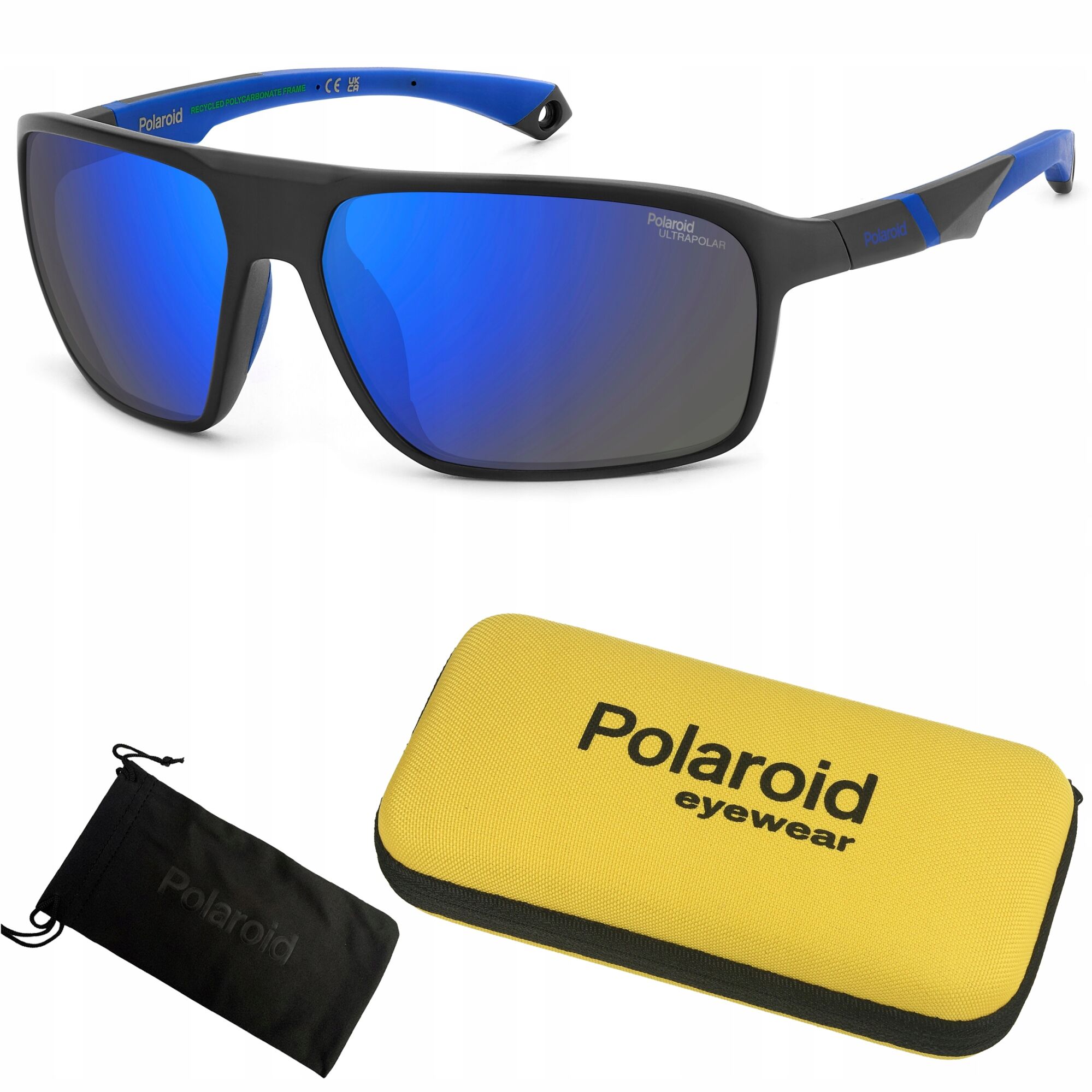 Okulary przeciwsłoneczne + etui Polaroid PLD 7058/S 64E3 - 2