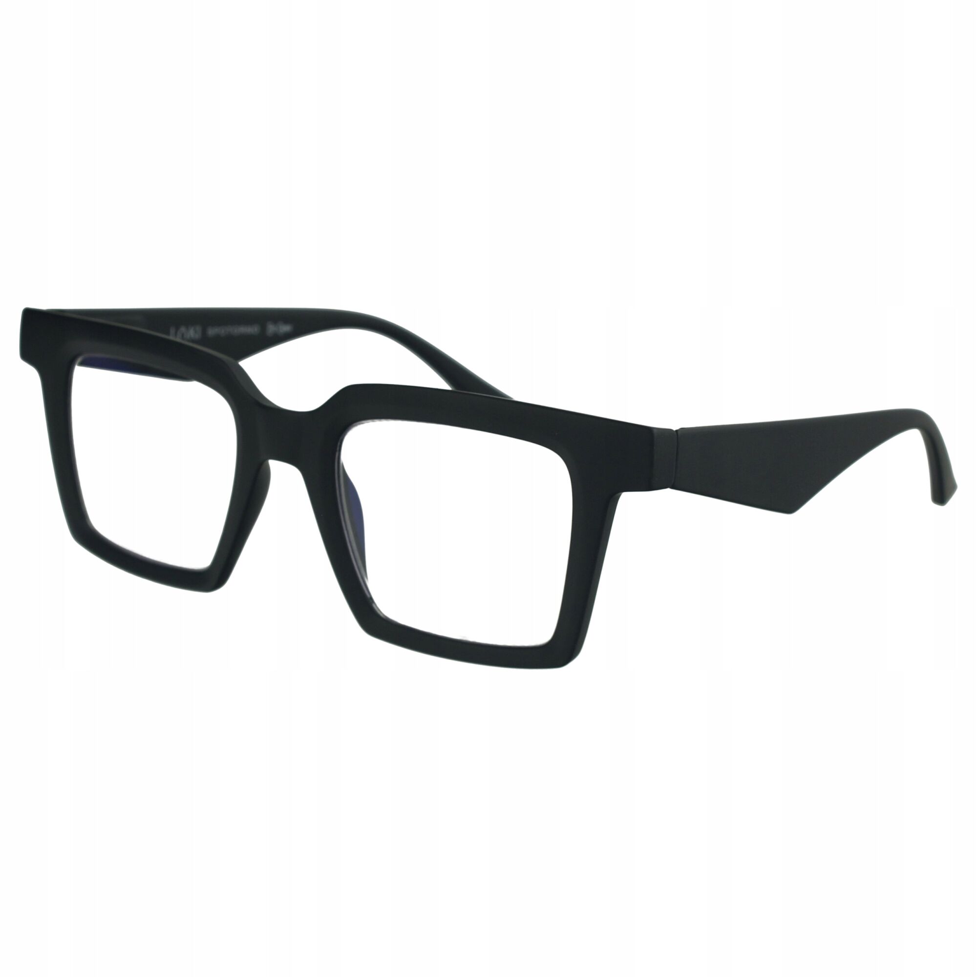 Korekcyjne okulary do czytania i komputera Blue Block ITALY Loki Spotorno Black +3.5 - 5