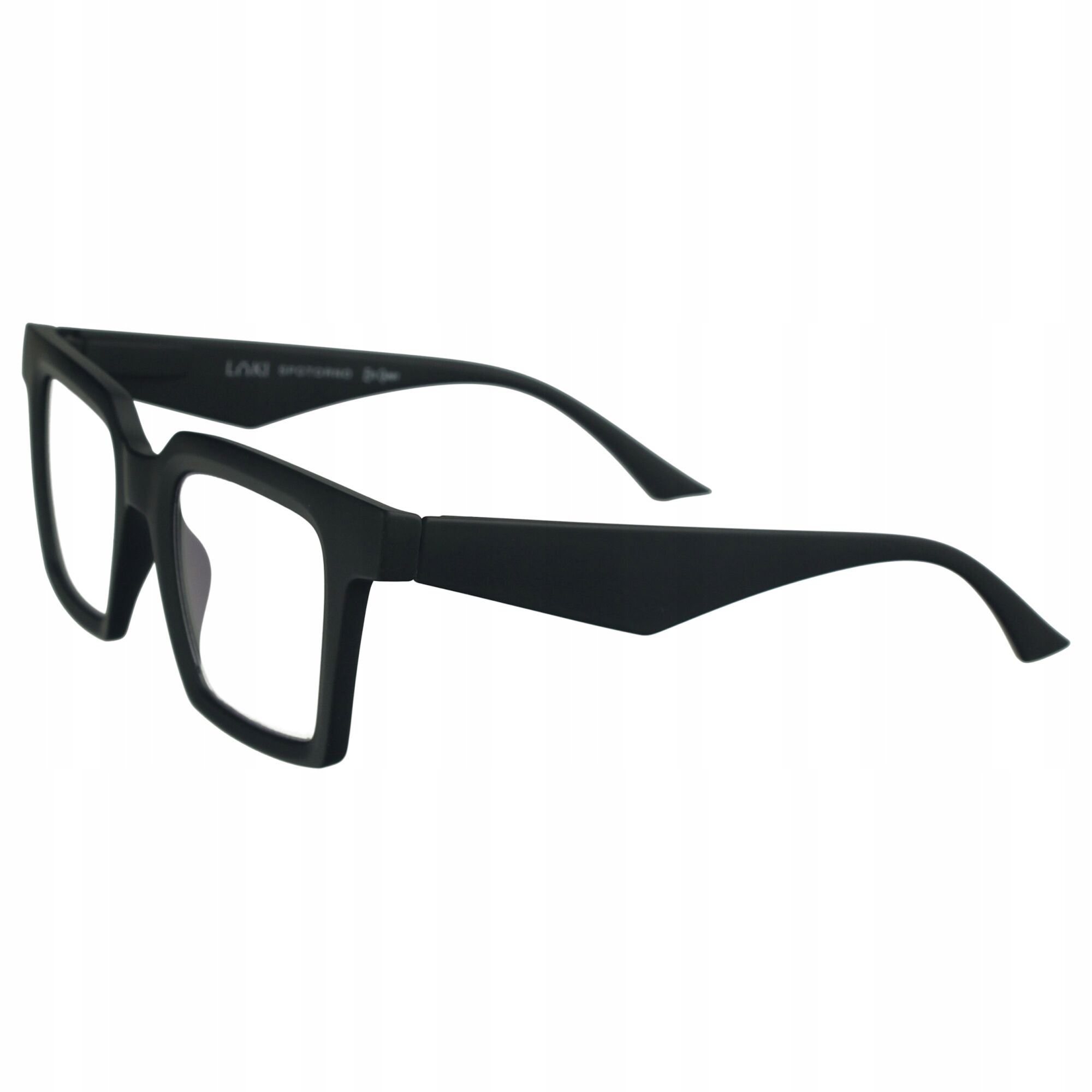 Korekcyjne okulary do czytania i komputera Blue Block ITALY Loki Spotorno Black +3.5 - 4