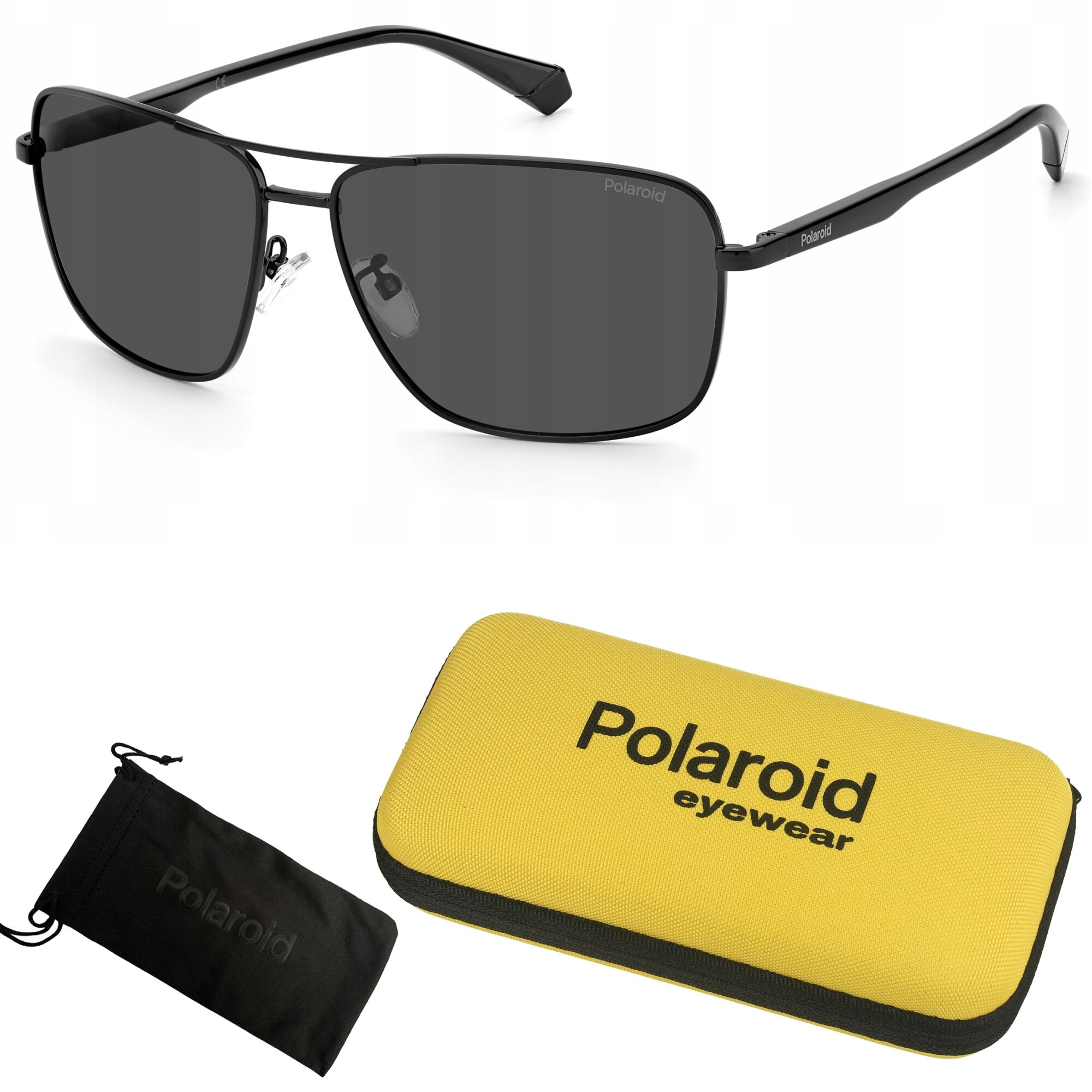Okulary przeciwsłoneczne + etui Polaroid PLD 2058/S 55M9 - 2