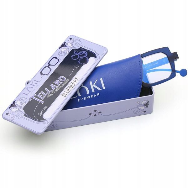 Korekcyjne okulary do czytania i komputera Blue Block ITALY Loki Tellaro Blue +2.50 - 3