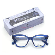 Korekcyjne Okulary do czytania Loki Varigotti Transparent Blue +3.5