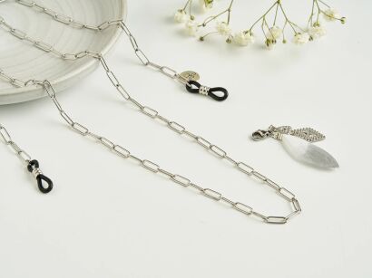 Łańcuszek do okularów Sunny Cords 28 Liberty Spirit Silver