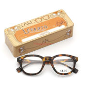 Korekcyjne Okulary do czytania Loki Levanto Tortoise +3.0