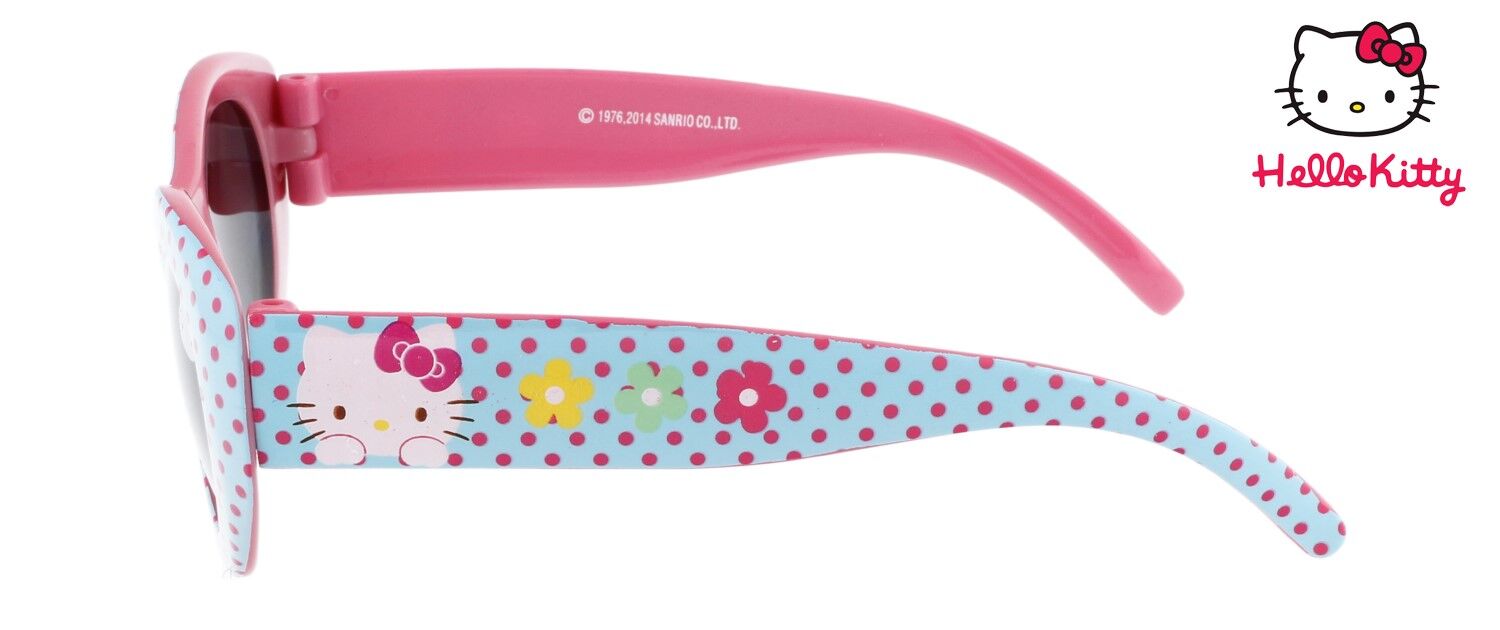 Okulary Hello Kitty FLOWERS AND DOTS błękitne - 3