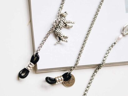 Łańcuszek do okularów Sunny Cords 30 Jaguar Style Silver