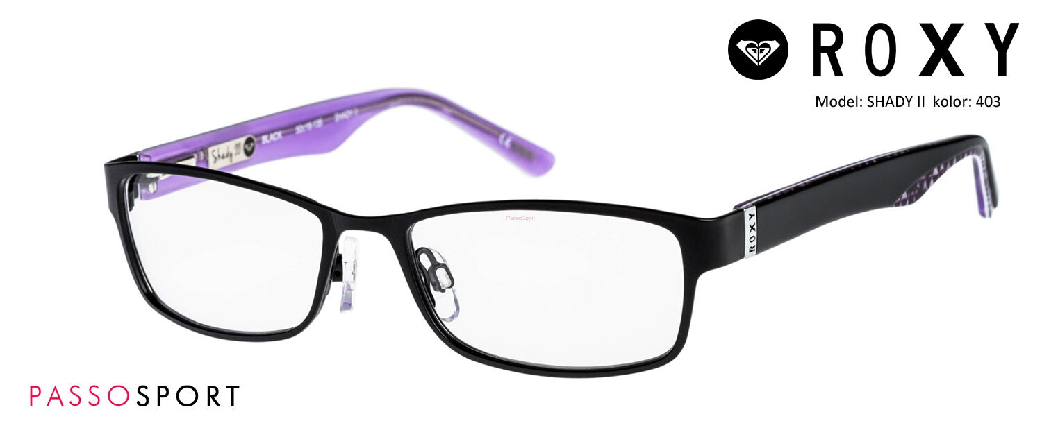 ROXY Model: SHADY II Black Okulary korekcyjne