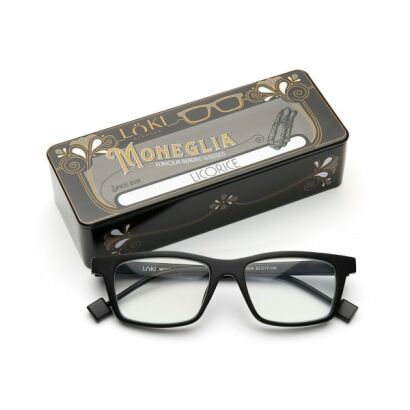 Korekcyjne okulary do czytania i komputera Blue Block ITALY Loki Moneglia Black +2.50