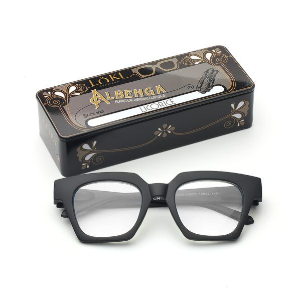 Korekcyjne Okulary do czytania Loki Albenga Black +1.50 - 6