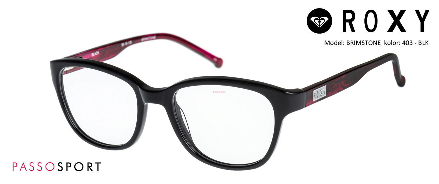 ROXY Model: BRIMSTONE Black Okulary korekcyjne