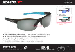 SPEEDO BREAKER 203 Okulary Sportowe / Przeciwsłoneczne z Polaryzacją