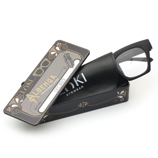 Korekcyjne Okulary do czytania Loki Albenga Black +2.50 - 4