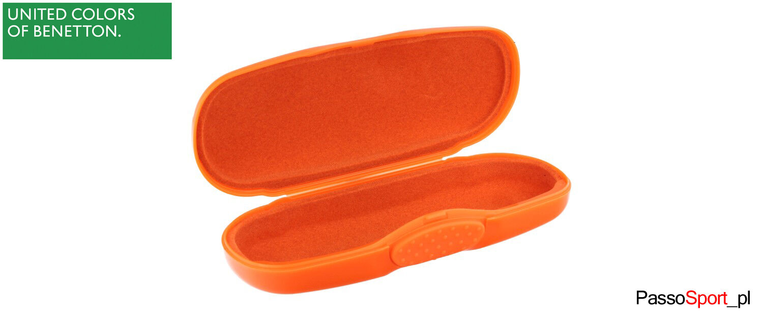 Benetton Etui, futerał na okulary korekcyjne pomarańczowe - 3