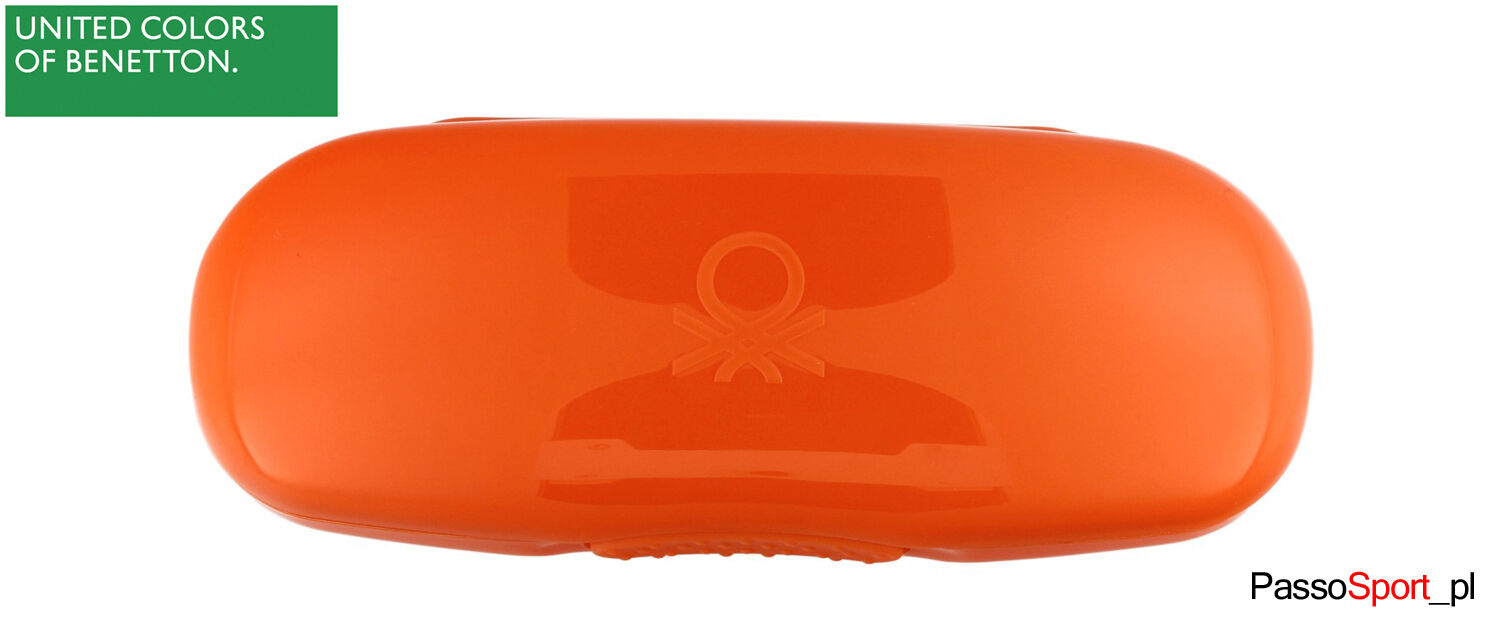 Benetton Etui, futerał na okulary korekcyjne pomarańczowe - 2