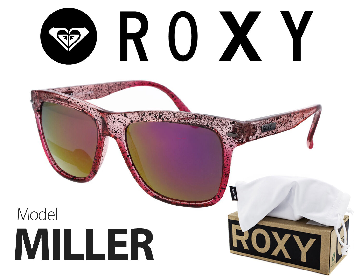 ROXY 5155 MHF0 PINK MILLER Okulary przeciwsłoneczne