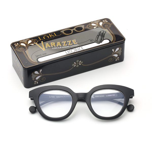 Korekcyjne Okulary do czytania Loki Varazze Black +2.50 - 5
