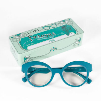 Korekcyjne okulary do czytania i komputera Blue Block ITALY Loki Framura Petrol +2.00