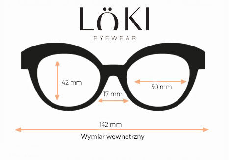 Korekcyjne Okulary do czytania Loki Framura Black +1.50 - 2