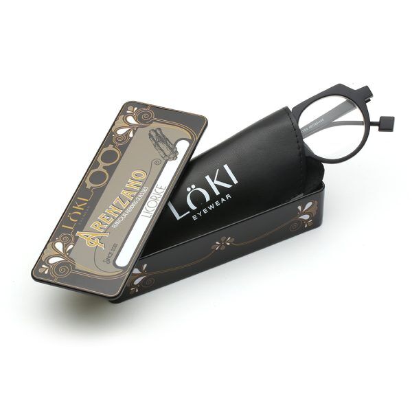 Korekcyjne Okulary do czytania Loki Arenzano Black +3.5 - 4