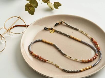 Łańcuszek do okularów Sunny Cords 26 Coco Grey