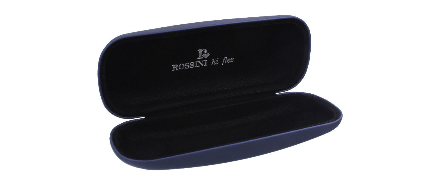 ROSSINI - Etui na okulary duże, ciemnoniebieskie - 2