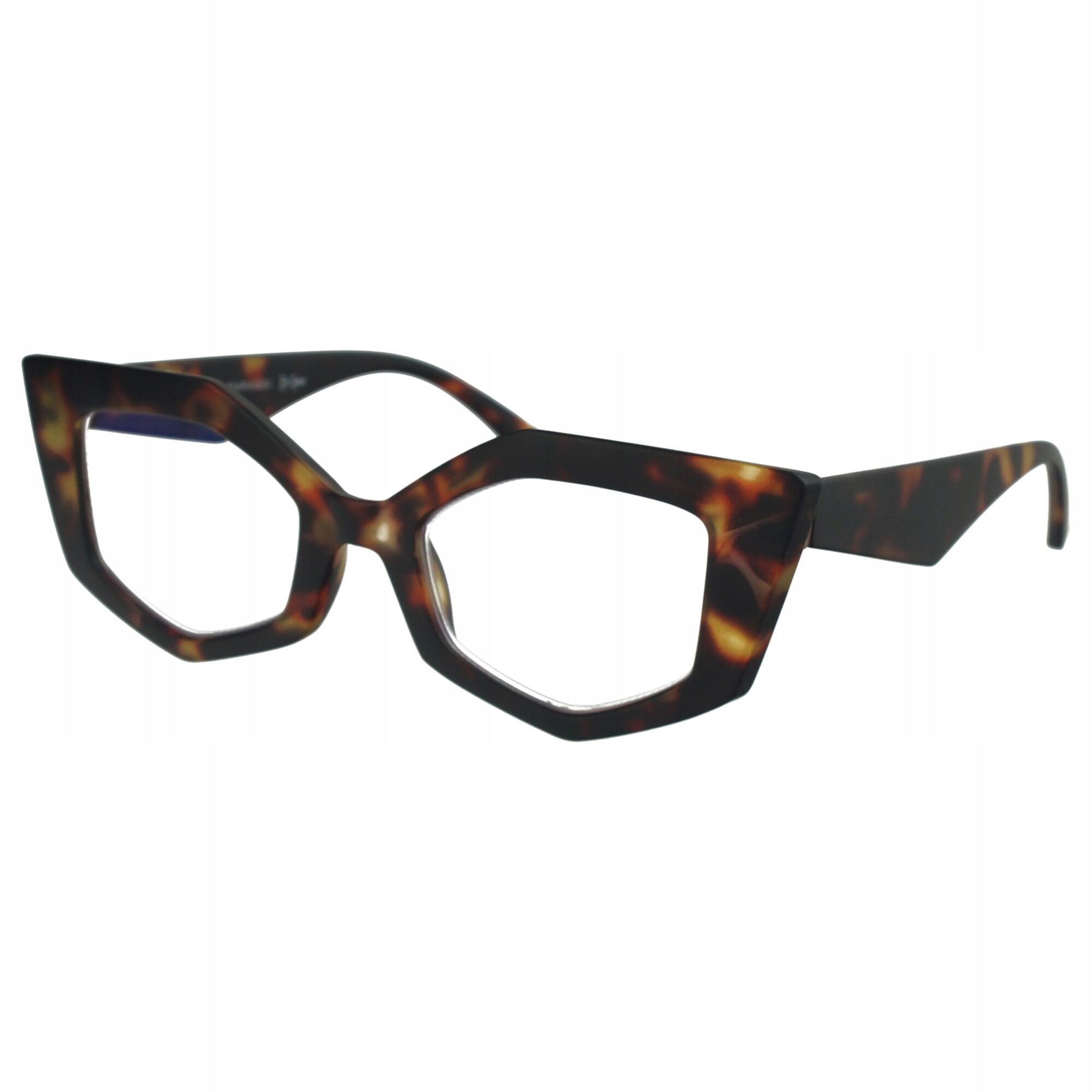 Korekcyjne okulary do czytania i komputera Blue Block ITALY Loki Paraggi Tortoise +2.0 - 5