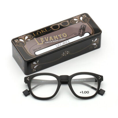 Korekcyjne Okulary do czytania Loki Levanto Black +1.0