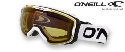 Gogle O'Neill RAIL GLOSS WHITE WHT/BLK