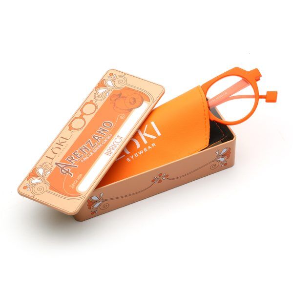 Korekcyjne Okulary do czytania Loki Arenzano Solid Orange +3.5 - 6